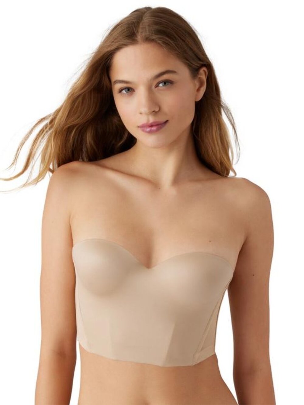 NWT b.tempt’d by Wacoal Future Foundation Backless Strapless Bra 36DD Nude